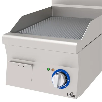 Atalay E AEI-460-N CR Elektrikli Pleyt Izgara Oluklu Yüzey 40x60x30
