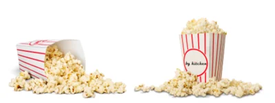By Kitchen DPM-SA Siyah Arabalı Popcorn Makinesi