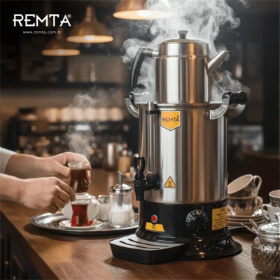 Remta PT11 Platin Tek Demlikli 9 lt Çay Makinesi