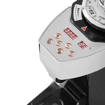 VOSCO VKD-25S Dozaj Ayarlı Yarı Otomatik Kahve Değirmeni Siyah