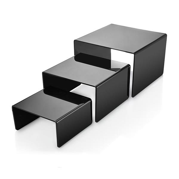 Biradlı Brd-Zg-01 Açık Büfe Pleksi Teşhir Standı 30X30X20 cm