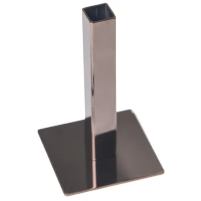 Biradlı Grv-112-Bakır Çelik Kare Karanfillik-Bakır 13 Cm