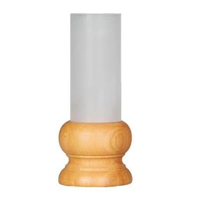 Biradlı Grv-1861 Ahşap Şamdan Ø5x16,5 Cm Meşe