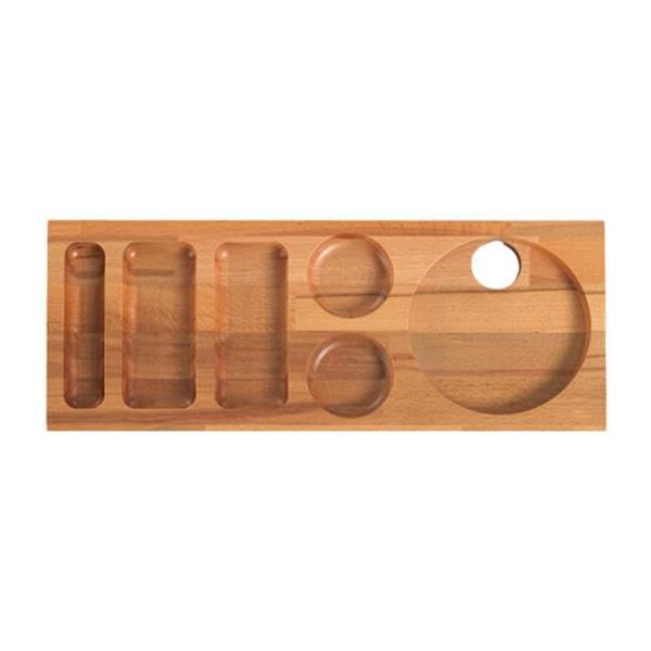 Biradlı Grv-1880 Ahşap Karşılama Standı 49x19 Cm