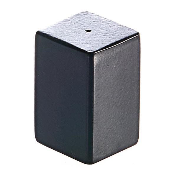 Biradlı Grv-298-Siyah Groovy Kare Bodur Biberlik Çap 4x4x6 Cm Siyah