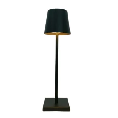 Biradlı Grv-814-Siyah Şarj Edilebilir Masa Lambası 10x38 cm