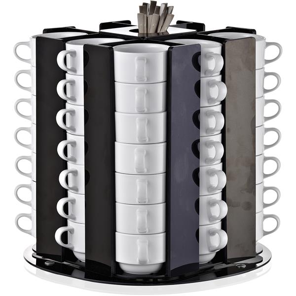 Biradlı Grv-Fs-02 Döner Fincan Standı Kapasite 56 Adet