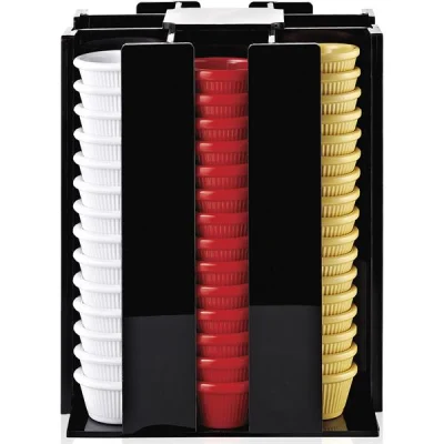 Biradlı Grv-Ss-07 7 Cm Döner Sosluk Standı 112 Adet