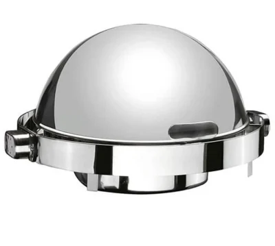 CHAFING DISH KÜRESEL KAP. SETÜSTÜ GOMME A.SIZ, KIZAKLI, E.ISITICI YOK