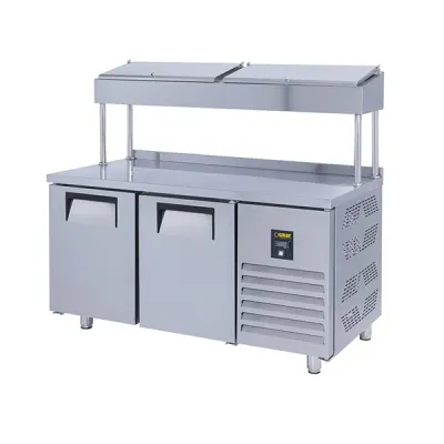 Gast MPGB1200C Yüksek Borulu 2 Kapılı Geniş Make Up Buzdolabı