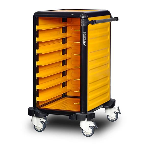 Gastrolley G.ST.75.S.3 75 Tekli Servis Tepsi Arabası  2 Yanı + Arka Kapalı 101x71x99cm