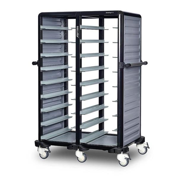Gastrolley G.TT.18.D.1 9+9 İkili Termo Tepsi Arabası Etrafı Açık 101x71x149cm