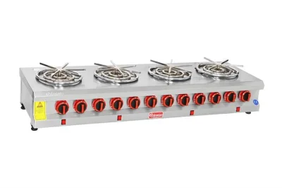 Himaksan AMKNFOGK 4  4Lu  Set Üstü Motorlu Künefe Ocağı Gazlı Dg-Ce