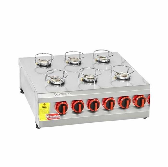 Himaksan KNFOG 6 6 Lı Set Üstü Künefe Ocağı Gazlı Dg-Ce