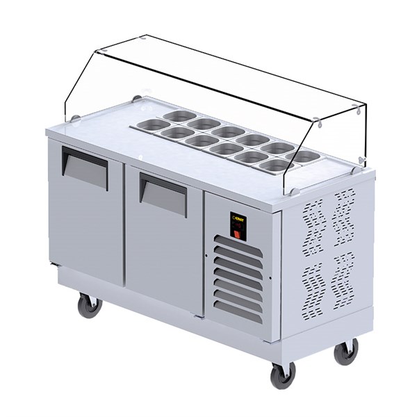 Gast HB1200 2 Kapılı Hazırlık Buzdolabı