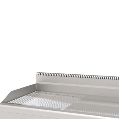 Atalay E AEI 1060 ND CR Setüstü Elektrikli Izgara, Yarı Nervürlü Yarı Düz, Krom Yüzeyli, 100x60x30 Cm