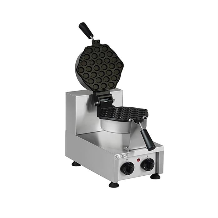 Omake Zamanlayıcılı Balls Model Tekli Yuvarlak Waffle Makinesi