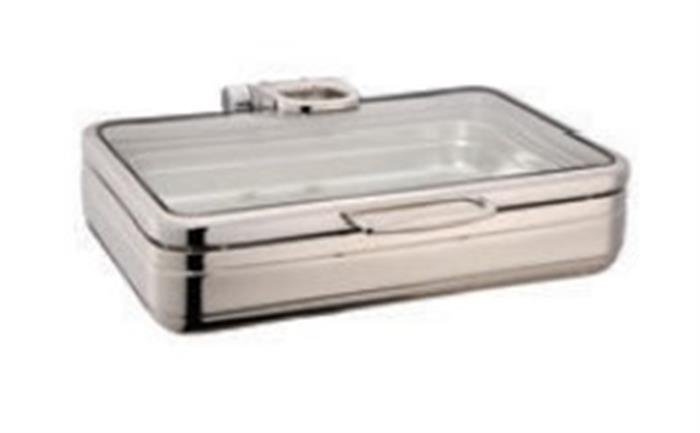 ÖZTİRTAKİLER LUX CHAFİNG DİSH HİDROLİK CAM KAPAK KARE 4L 1/2 GN