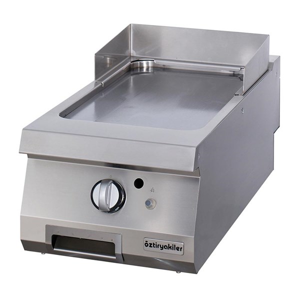 Öztiryakiler 700 Seri Set Üstü Grill Plate Düz Gazlı 40*70*30-Sert Krom Kaplı
