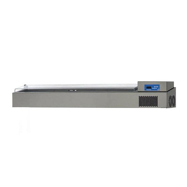 Öztiryakiler Pzc 35 Alcak Plexıglass Kapaklı  Pizza Hazırlık Ünitesi