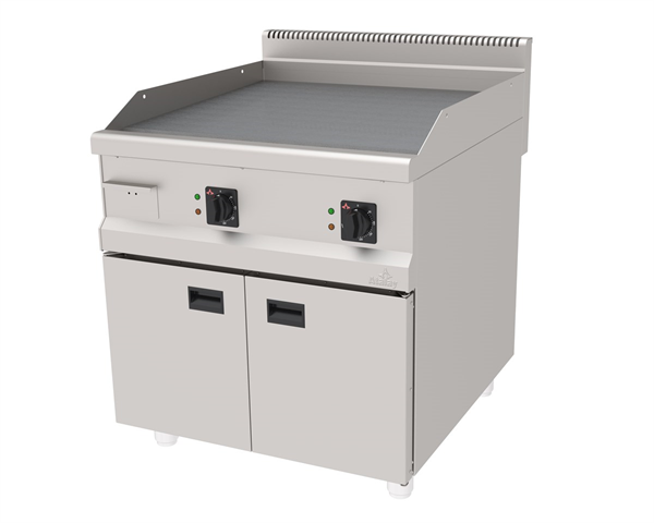 Atalay AEI-890 CR Elektrikli Düz Pleyt Izgara Alt Dolaplı 80x90x85