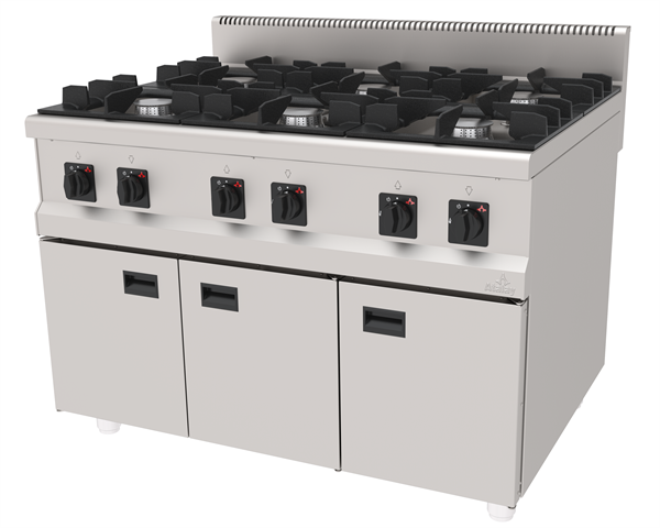 Atalay  AGO-1290 Gazlı Ocak 6 lı Alt Dolaplı Ce Belgeli 120x90x85
