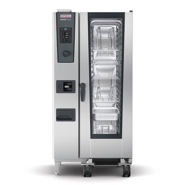 Rational İcombi Classic Buhar Konveksiyonlu Gazlı Fırın 20x1/1 Gn Kapasiteli