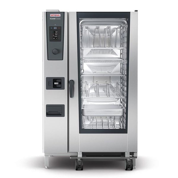 Rational İcombi Classic Buhar Konveksiyonlu Gazlı Fırın 20x2/1 Gn Kapasiteli