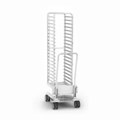 Rational Mobil Tepsi Standı, Tip 6-1/1 Standart, 6 Raflı