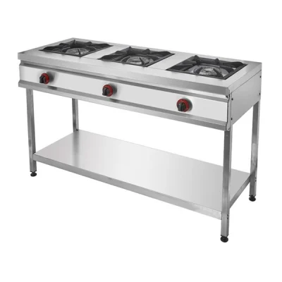 Remta CEJ25 (L) 3'lü Ayaklı Taban Raflı Gazlı Ocak CE Belgeli
