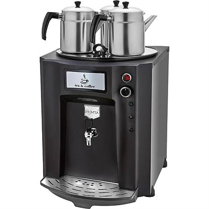 Remta DE10P 3 Demlikli Premium Jumbo 40 lt Çay Ocağı Siyah