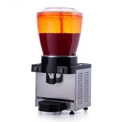 Samixir 22 L Panoramik Fıskiyeli Soğuk İçecek Dispenser Analog Inox
