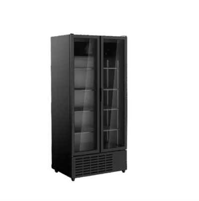 SENOX - SDS 1010 DC 2 YF Siyah Kanopisiz Çarpma Kapılı