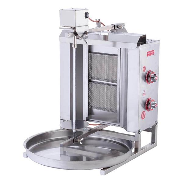 SilverInox 2164-U2L 2 Radyanlı Üstten Motorlu LPG ve Gazlı Döner Ocağı