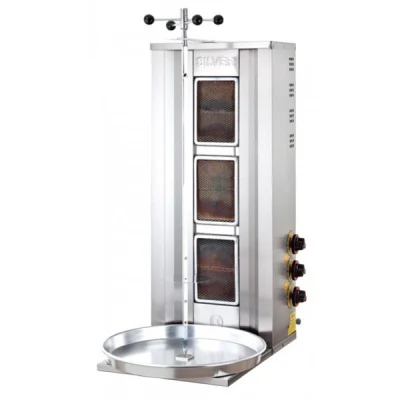 SilverInox 2165 3 Radyanlı Doğal Gazlı Döner Makinesi