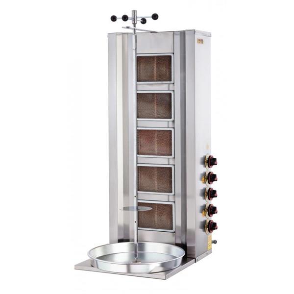 SilverInox 2167 5 Radyanlı Doğal Gazlı ve Lpgli Döner Ocağı