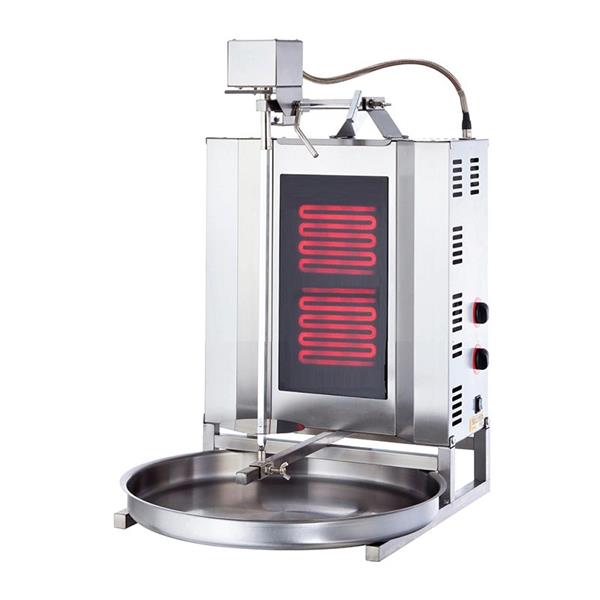 SilverInox ED-02 2 Radyanlı Üstten Motorlu Elektrikli Döner Ocağı