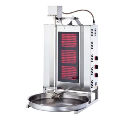 SilverInox ED-03 3 Radyanlı Üstten Motorlu Elektrikli Döner Ocağı