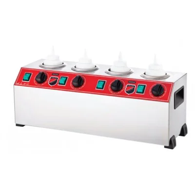 SilverInox SS-04 Elektrikli Sosluk 4 lü