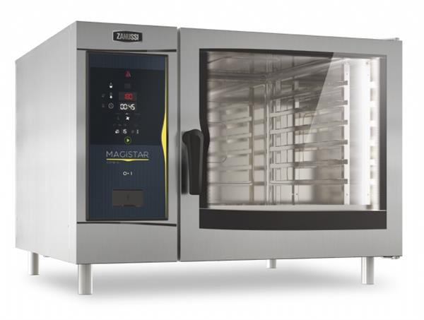 Zanussi 218981 Magistar Doğal Gazlı Kombi Fırın 6 Tepsili GN 2/1 Dijital Ekranlı