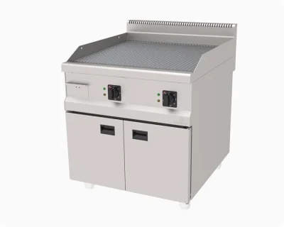 Atalay AEI-890-ND Elektrikli Pleyt Izgara Yarı Oluklu Yarı Düz Yüzey Alt Dolaplı 80x90x85