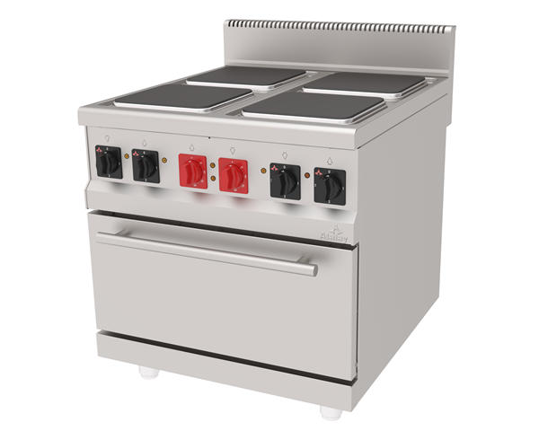 Atalay AEK-890 Kuzine 4 lü Elektrikli Fırınlı Kuzine 80x90x85