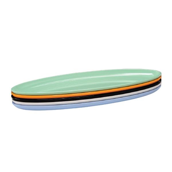 Zicco K-1453 Uzun Oval Melamin Teşhir 65x20x4 Cm Yeşil