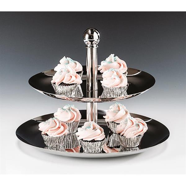 Zicco Omd 353 2 Katlı Çelik Pasta Standı 21x26x21 Cm
