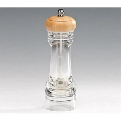 Zicco P2 2806P Akrilik Tuz-Kara Biber Değirmeni 16,5 Cm