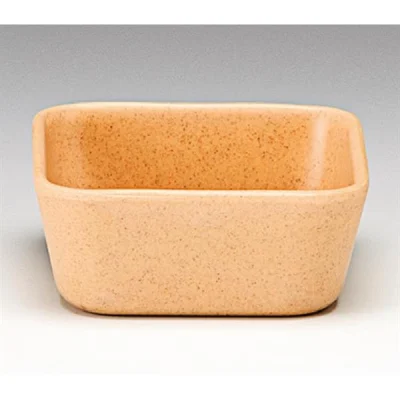 Zicco Tw 17030 Renkli Köşeli Bambu Çerezlik Turuncu 7,5x7,5 Cm