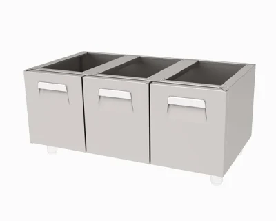 Atalay AST-1273 Paslanmaz Set Altı Tezgah 100x67x55