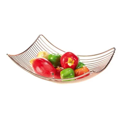 Biradlı Grv-5016-Bakır Tel Meyvelik Bakır 32x26x12 Cm