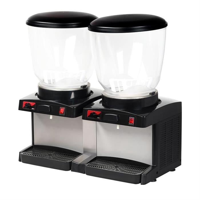 Omake 22 + 22 Lt Karıştırıcılı Yuvarlak Dijital İçecek Dispenseri