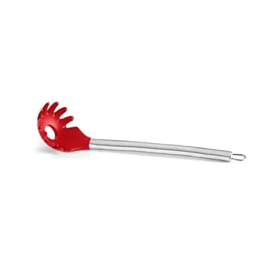 Biradlı Brd-0426-C Silikon Spagetti Kaşığı Kırmızı 33 Cm